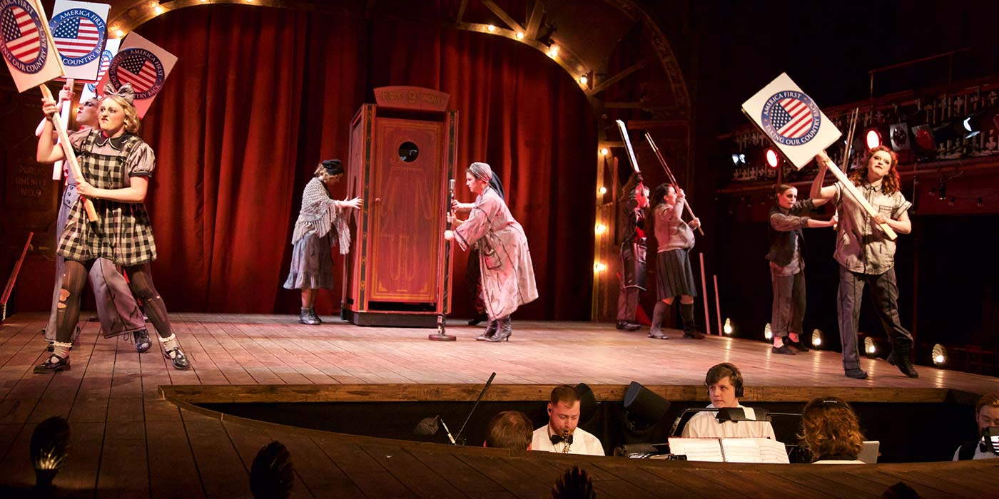 Pit bands - With a full season of public performances - including dramas, musicals and dance shows – there are plenty of opportunities to be part of a pit band, working with visiting professional musical directors, directors and choreographers. 