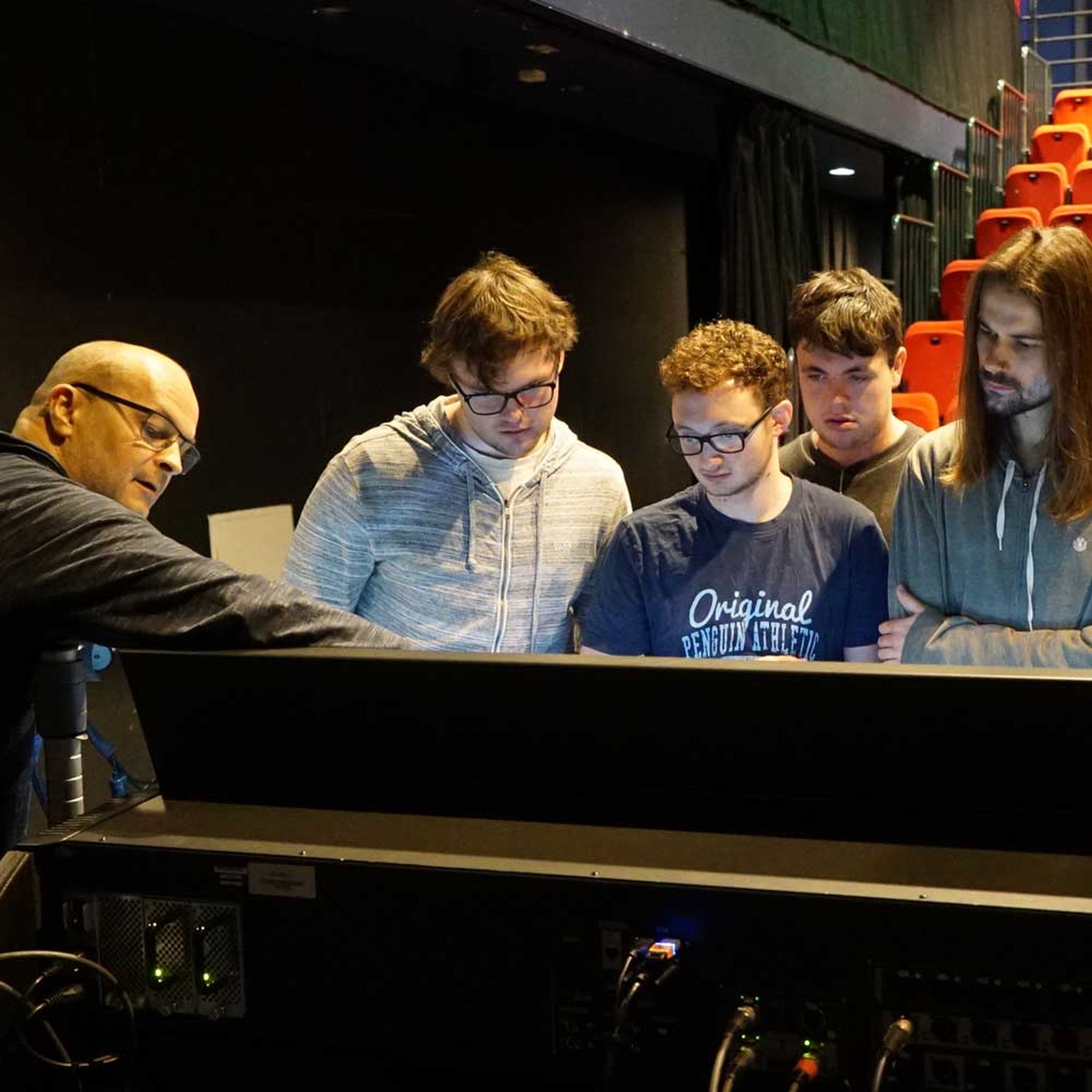 LIPA students get industry training on ‘cutting edge’ Avid mixing desk